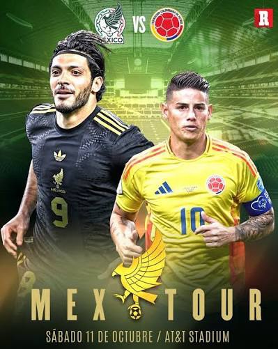Colombia humilla a México con goleada 4-0 en amistoso en Dallas