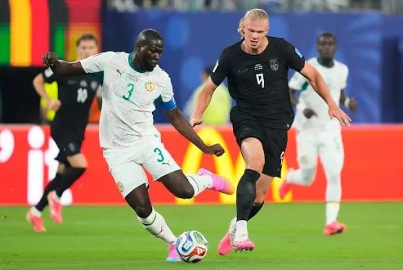 Gran enfrentamiento que se vivió en el estadio Metlife: Noruega vs Senegal