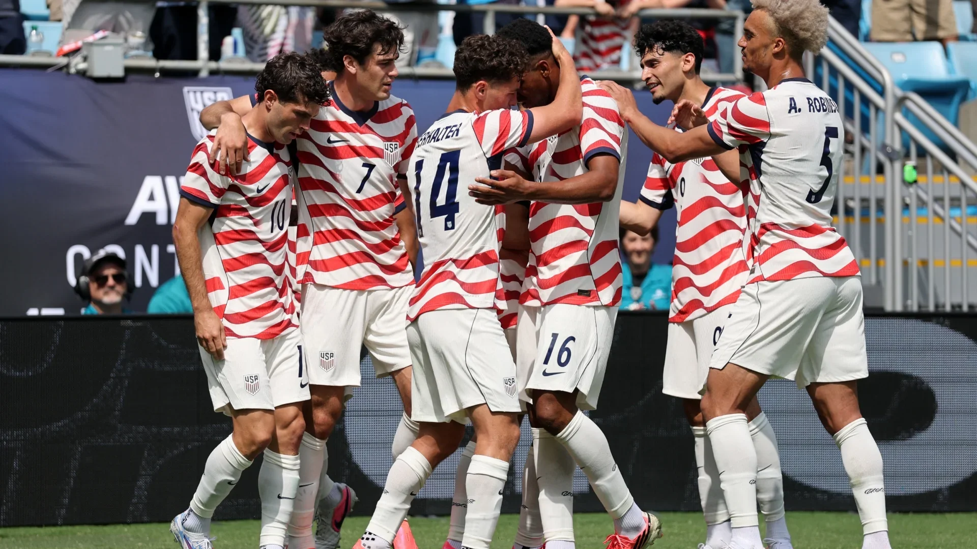 Partidazo que se vivió en la inauguración de Estados Unidos ante Paraguay